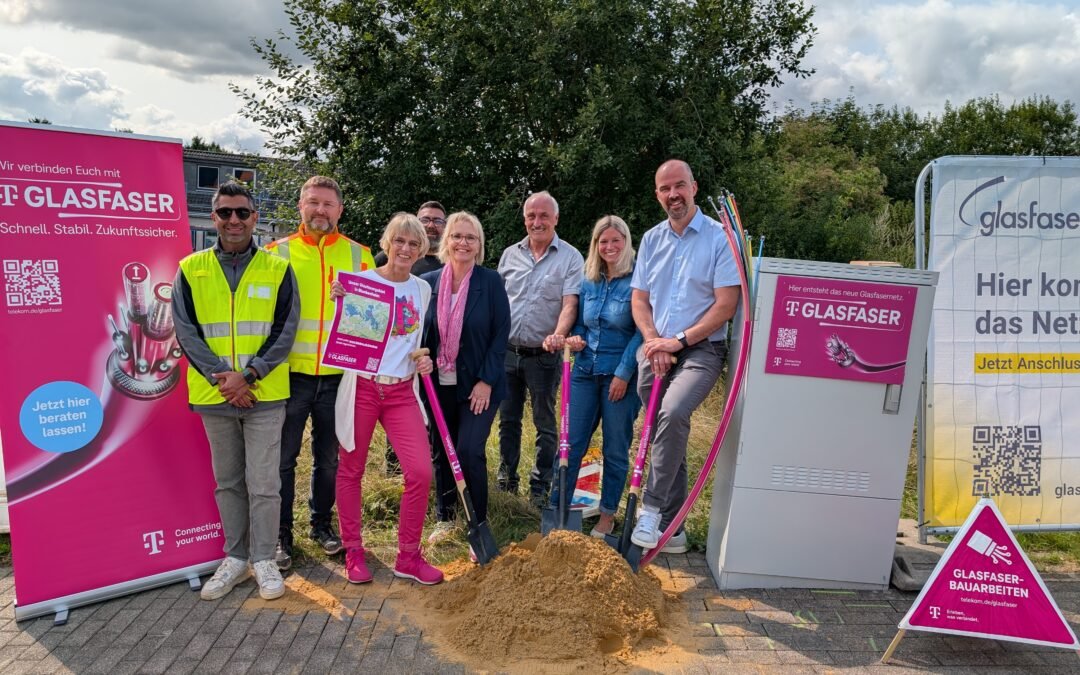 Spatenstich für den Glasfaserausbau in Blankenheim